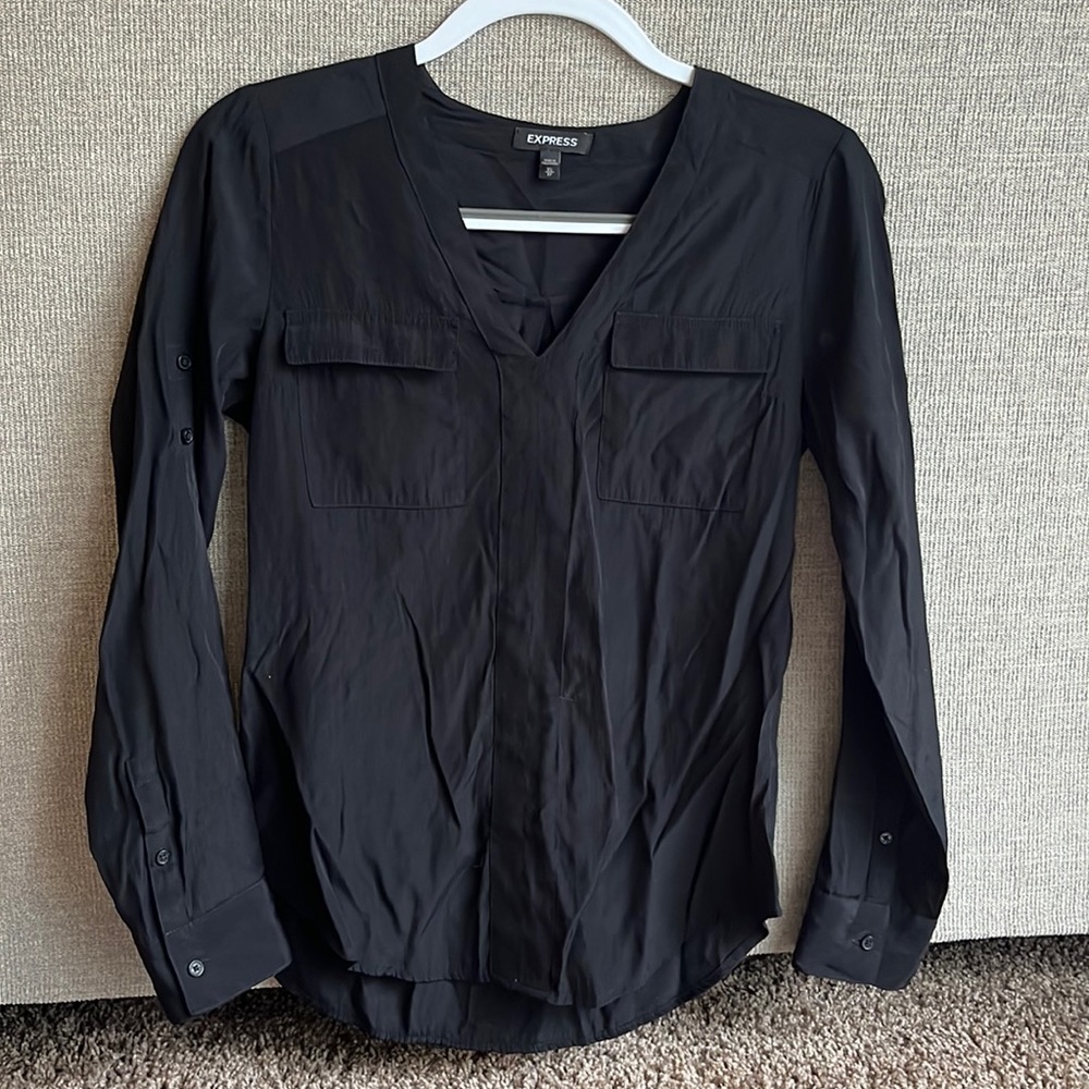 Express Black Blouse Women’s XS